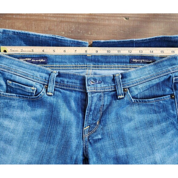Citizens of Humanity Jeans Size 30 Ingrid 002 Stretch Low Waist Flare Blue denim - Picture 8 of 15